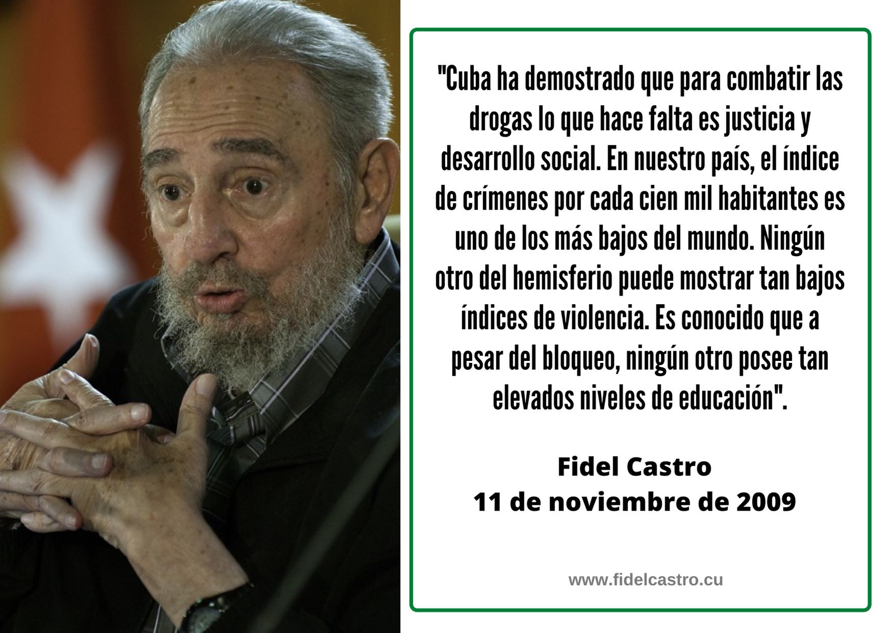 Reflexionen Fidel Castro