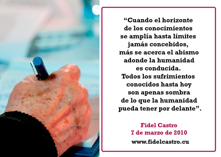 Reflexionen Fidel Castro