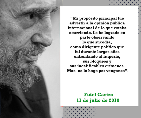 Reflexionen Fidel Castro