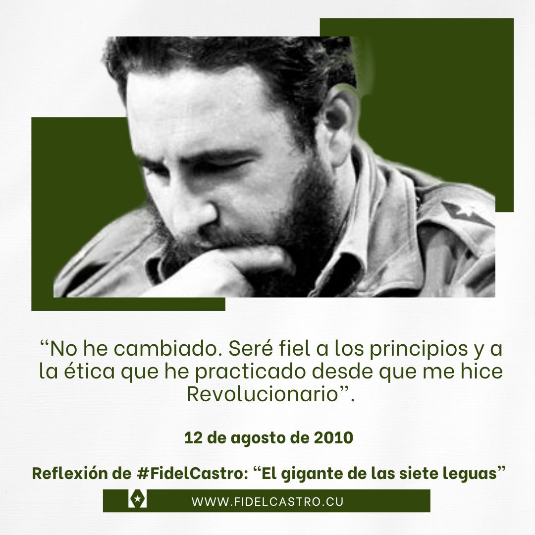 Reflexionen Fidel Castro