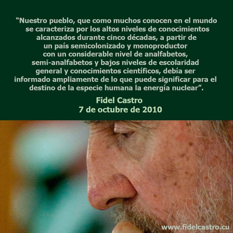 Reflexionen Fidel Castros