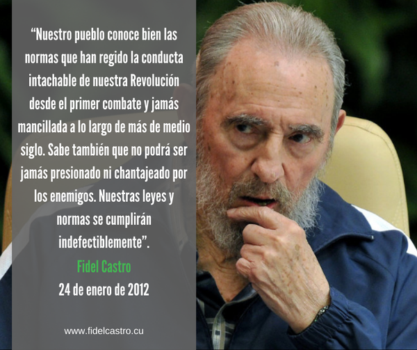 Reflexionen Fidel Castro