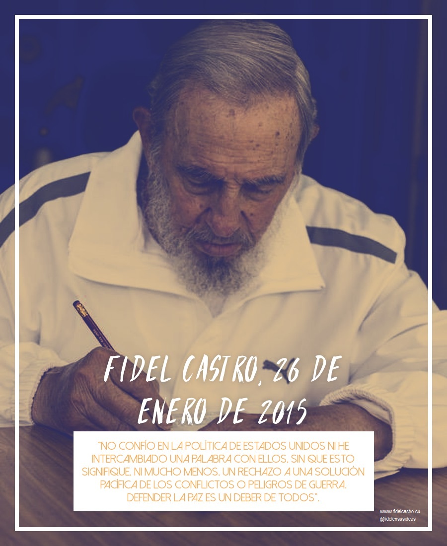 Worte Fidels an die Studentenvereinigung