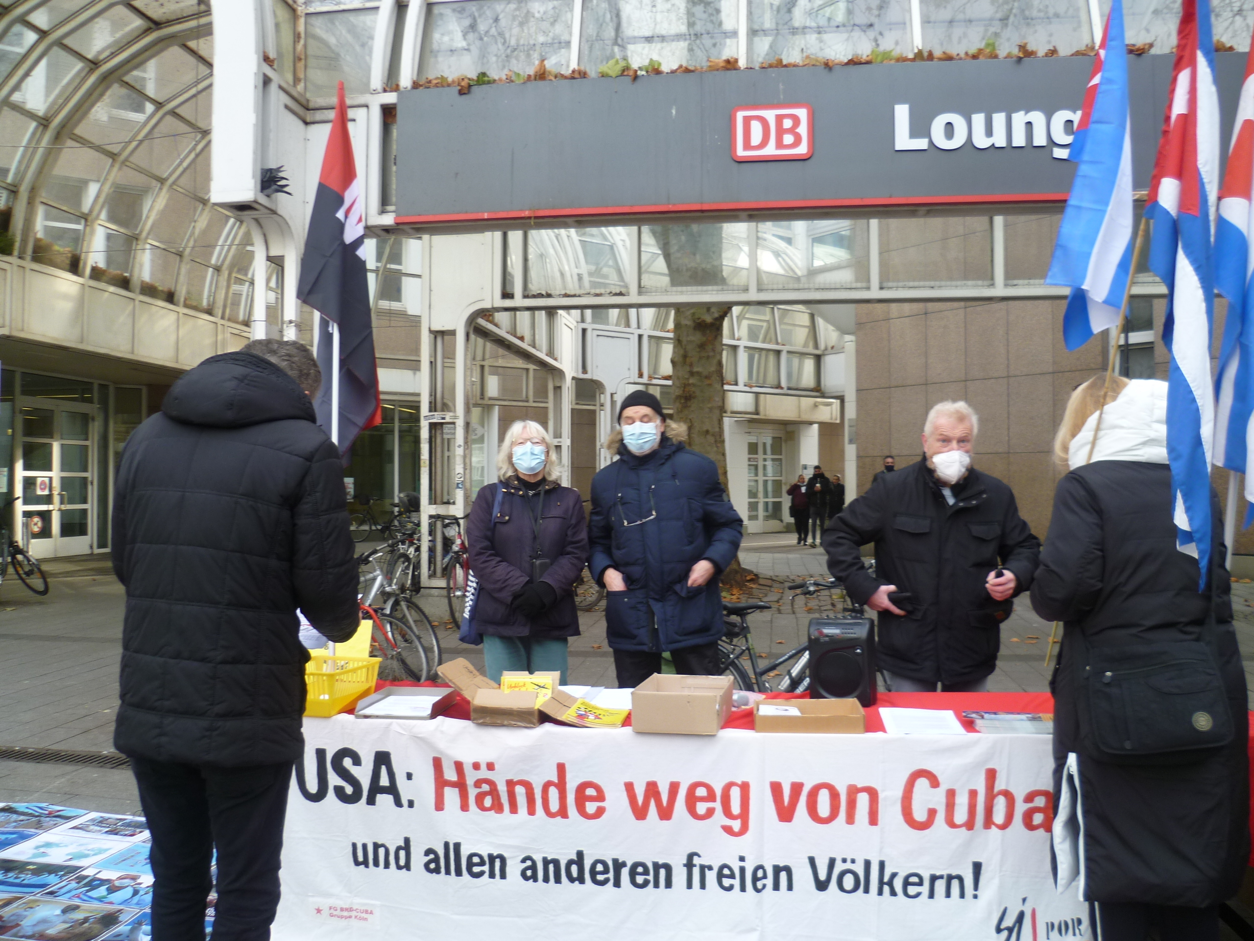 UnblockCuba-Kundgebung Düsseldorf