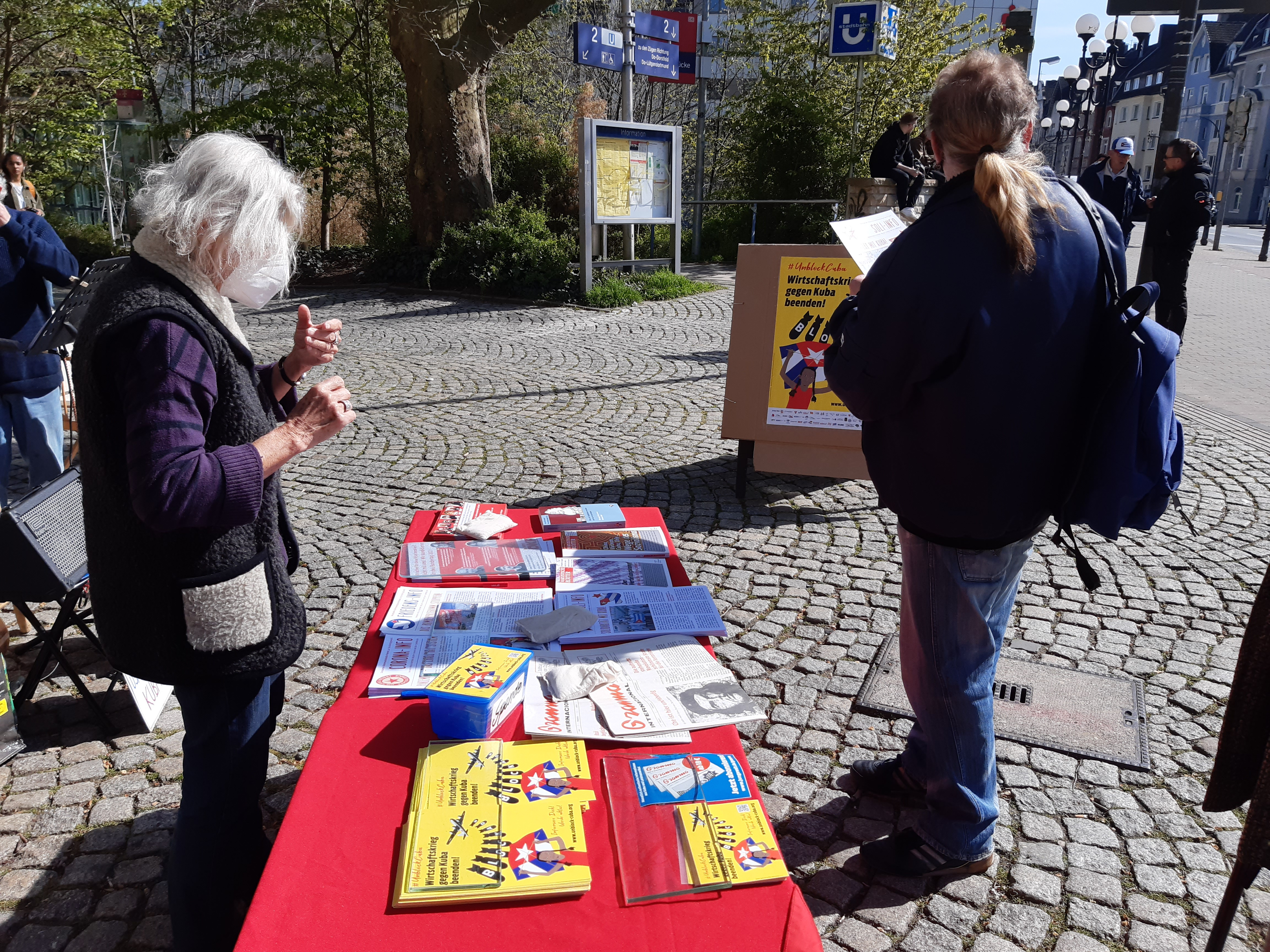 UnblockCuba-Aktion Dortmund