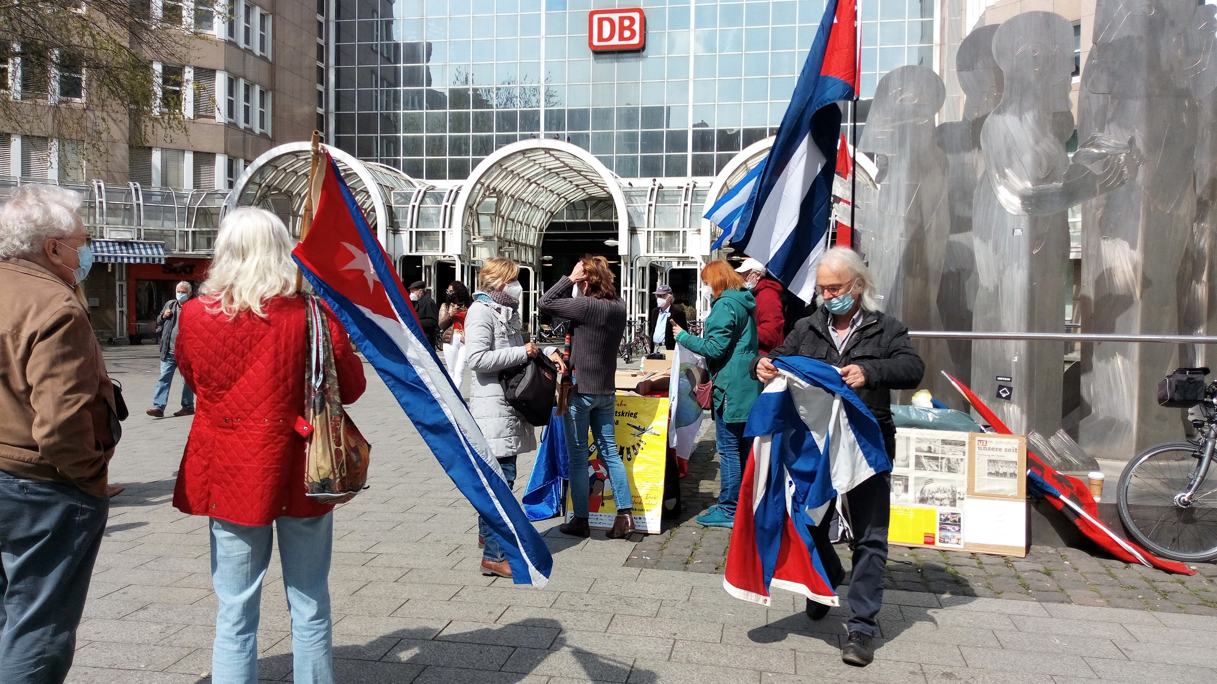 UnblockCuba-Aktion Düsseldorf