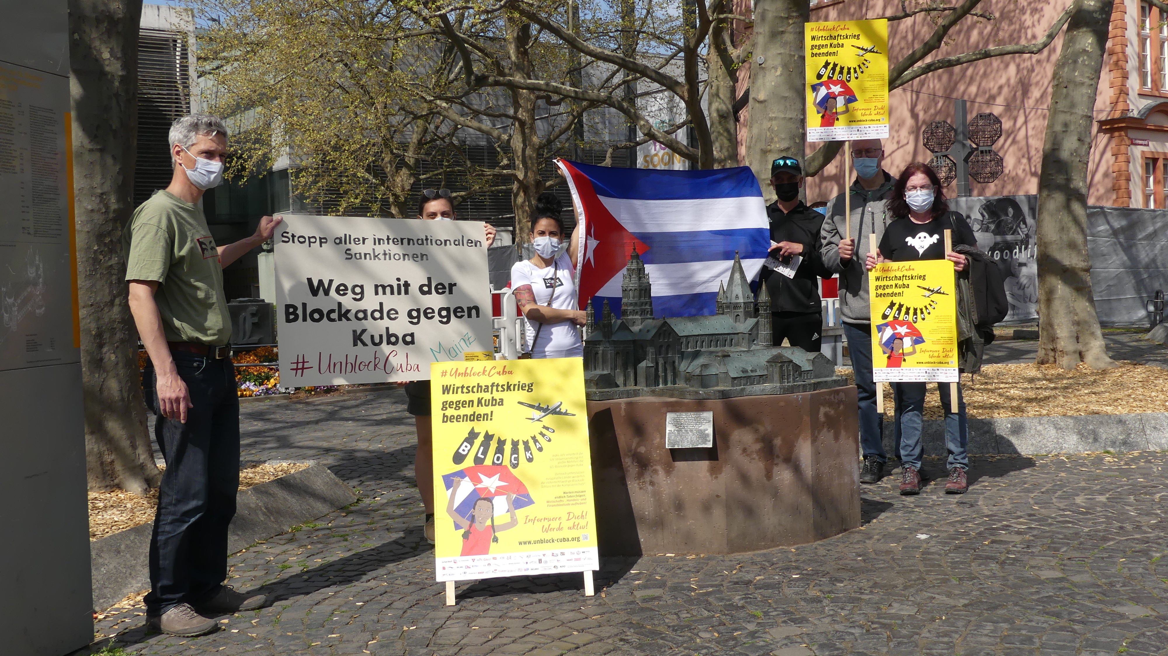 UnblockCuba-Aktion Mainz