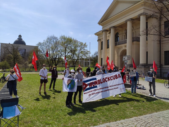 UnblockCuba-Aktion München