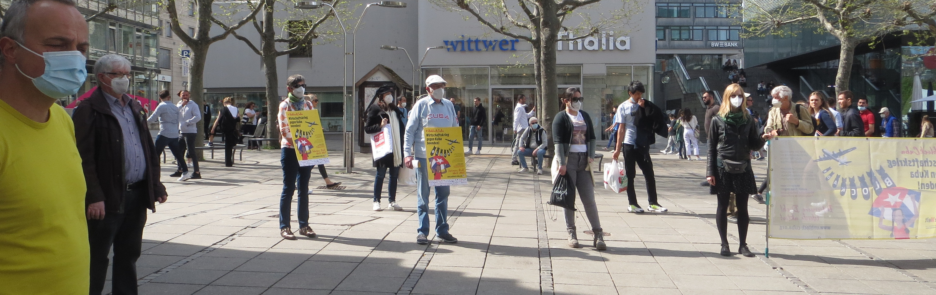 UnblockCuba-Aktion Stuttgart