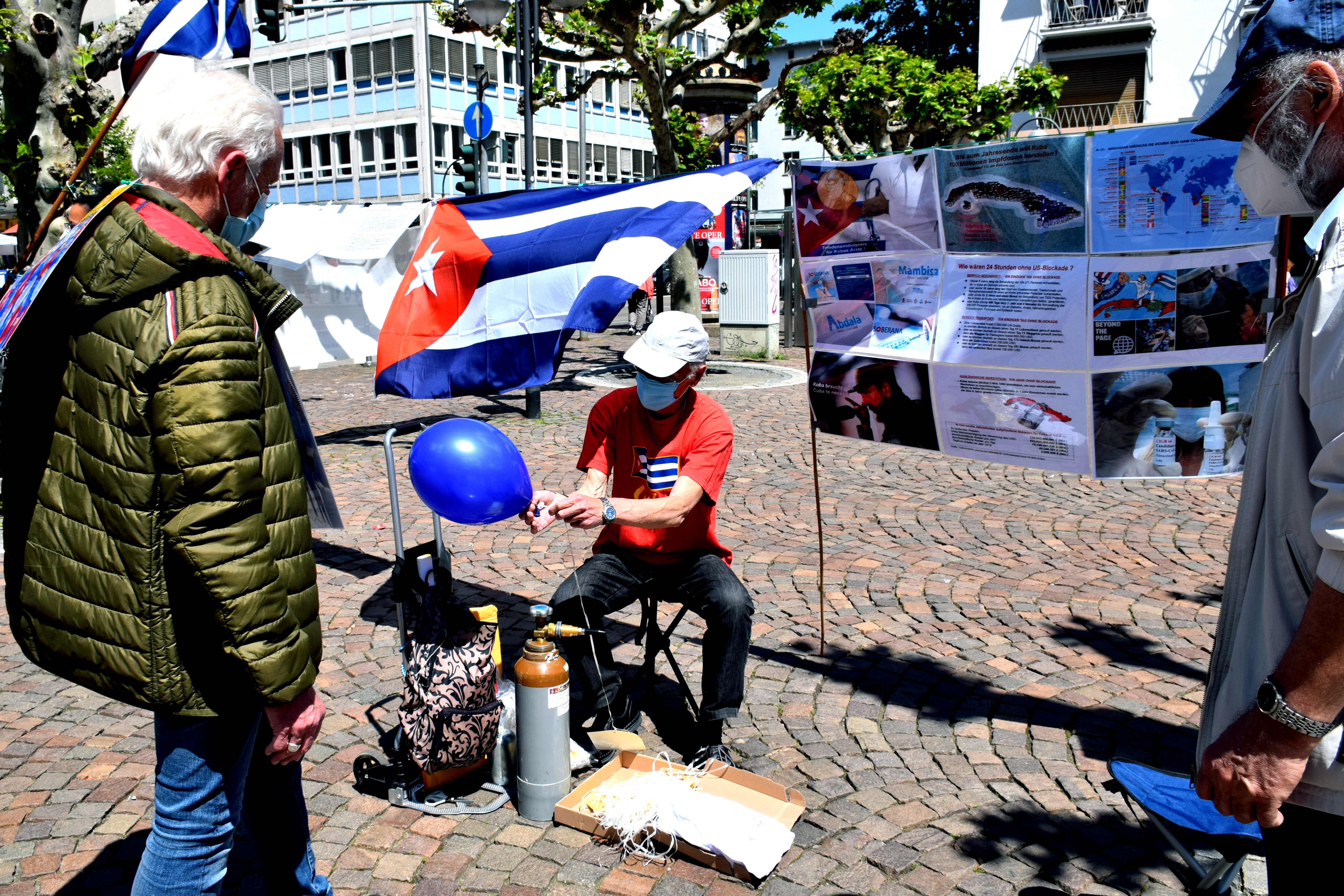 #UnblockCuba-Aktion Frankfurt