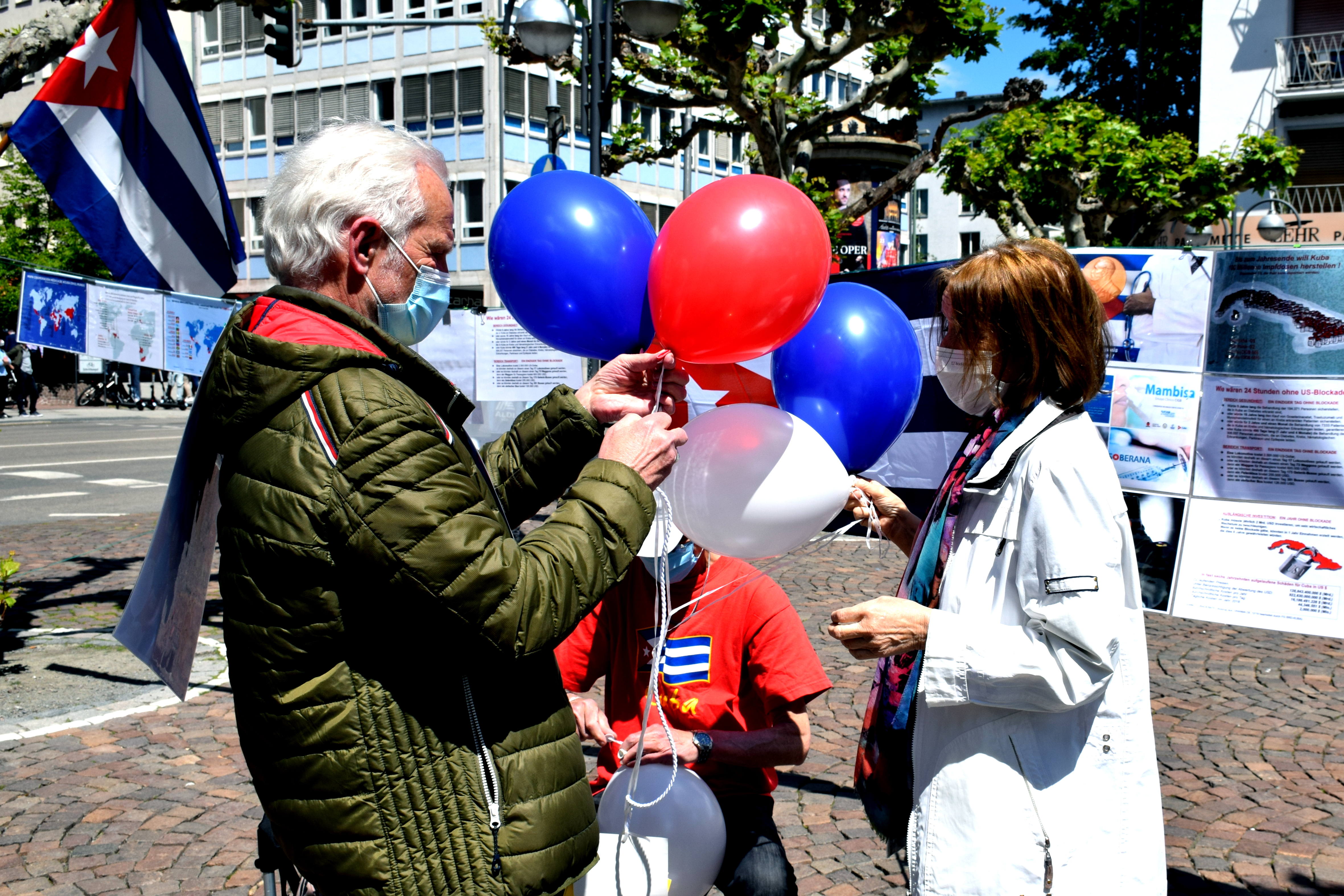 #UnblockCuba-Aktion Frankfurt