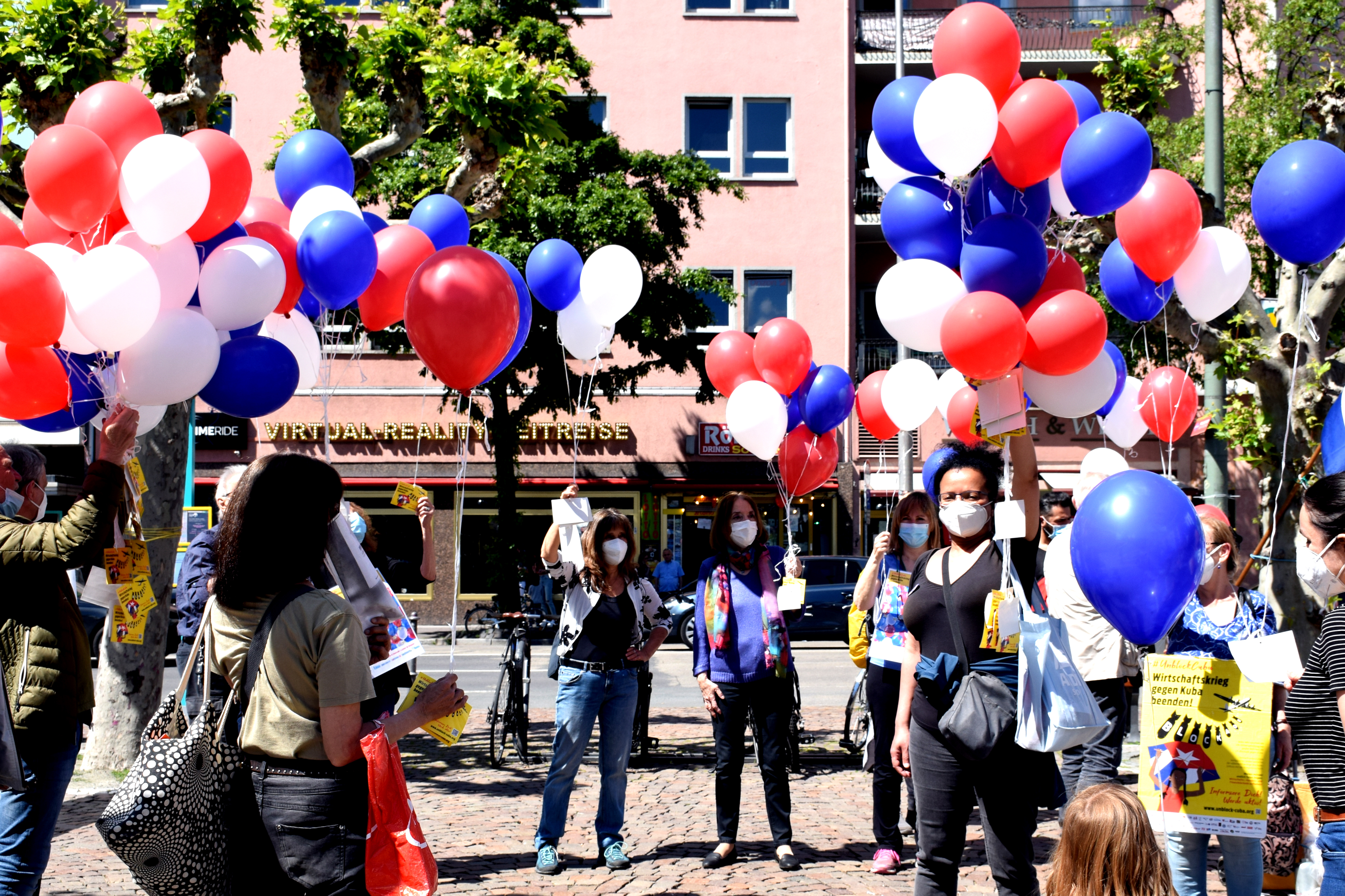 #UnblockCuba-Aktion Frankfurt