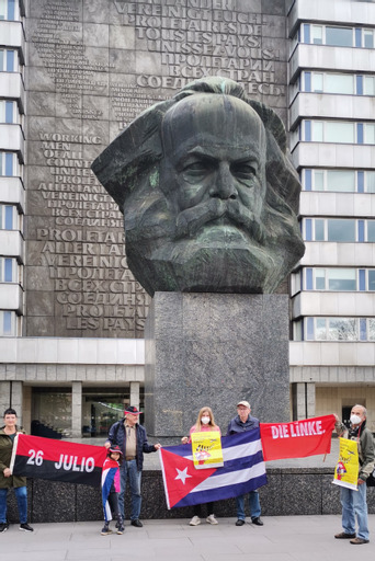 UnblockCuba-Aktion in Chemnitz