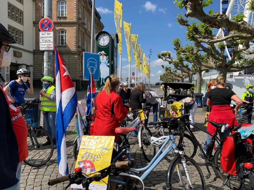 #UnblockCuba-Aktion Düsseldorf