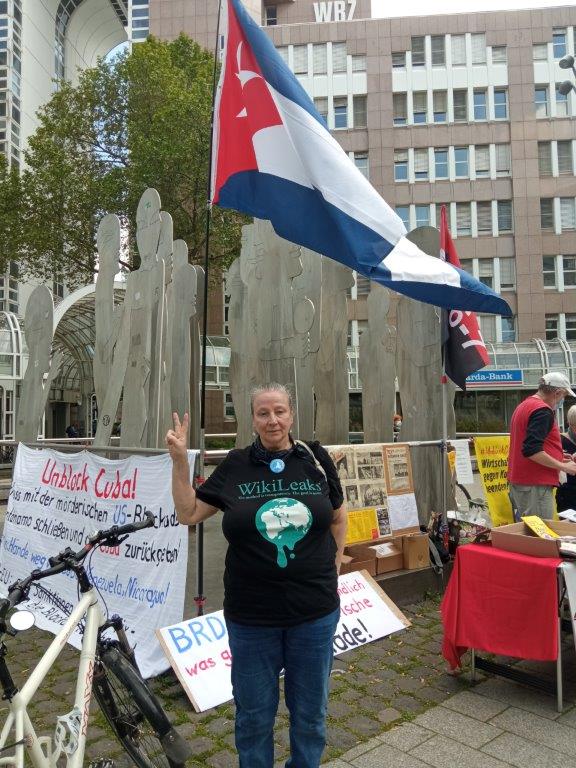 #UnblockCuba-Aktion Düsseldorf