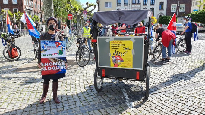 #UnblockCuba-Aktion Düsseldorf