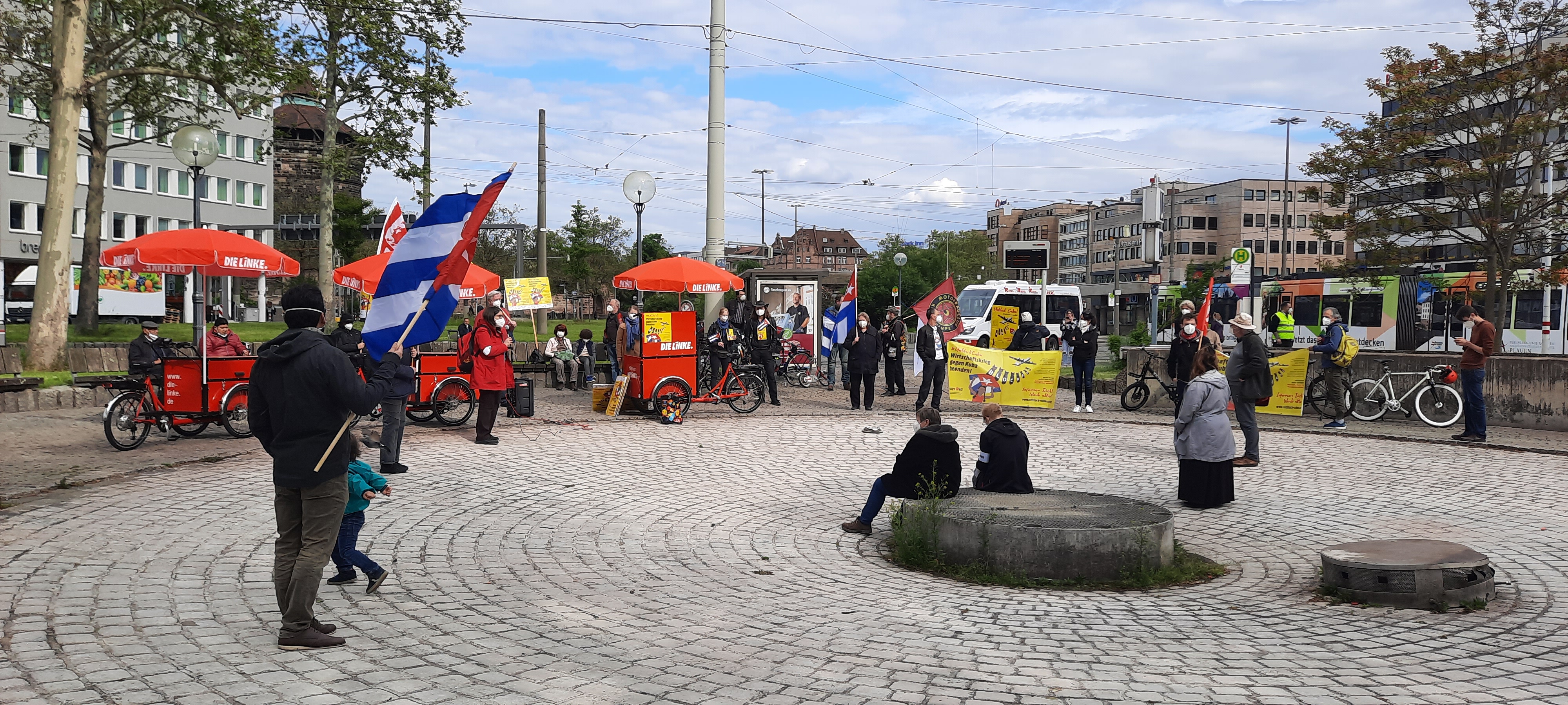 UnblockCuba-Aktion in Nürnberg