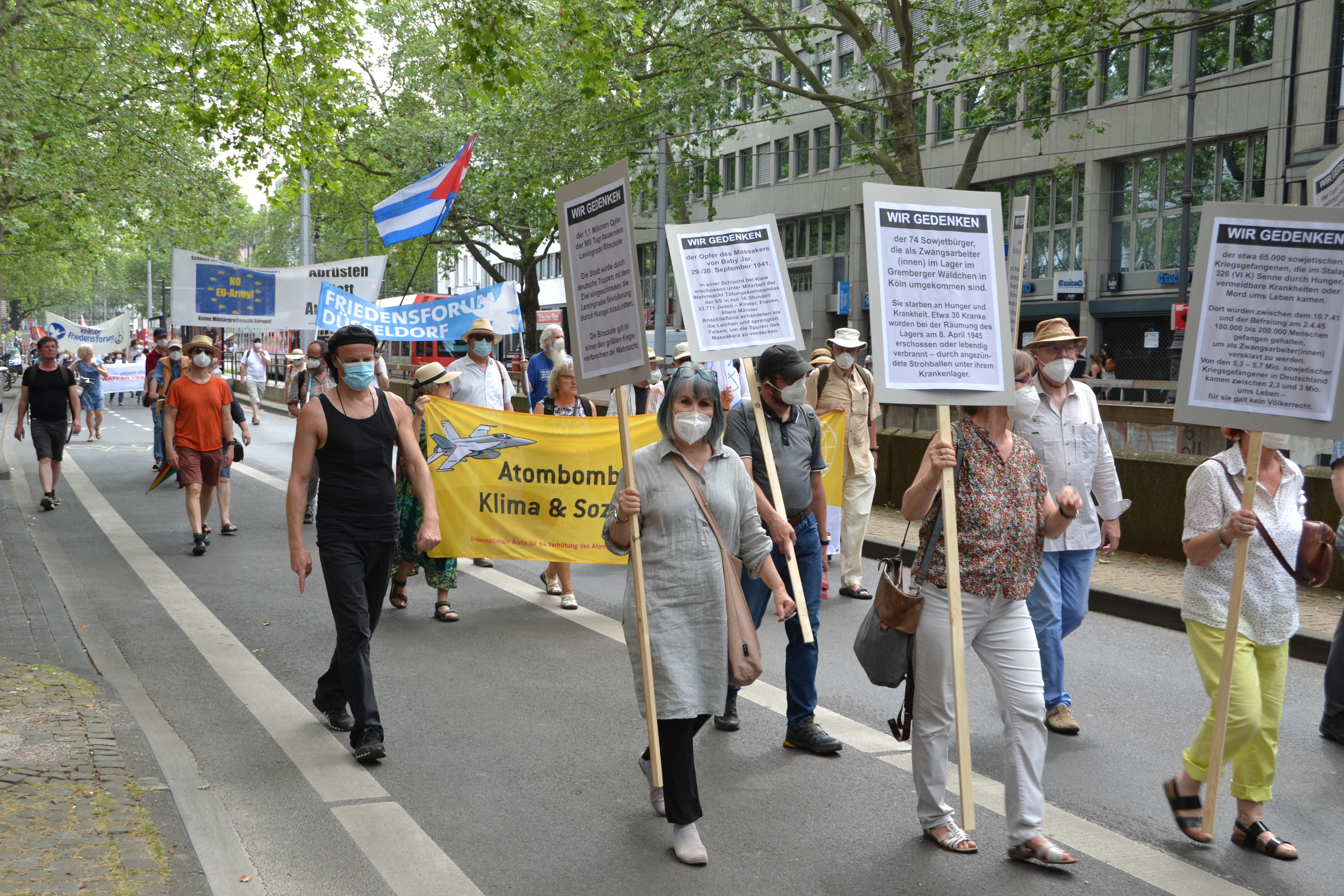 Friedensdemo in Köln am 19.6.21