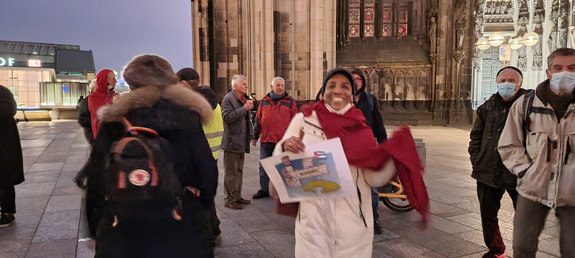 Kundgebung "Hände weg von Kuba" am 15.11. in Köln