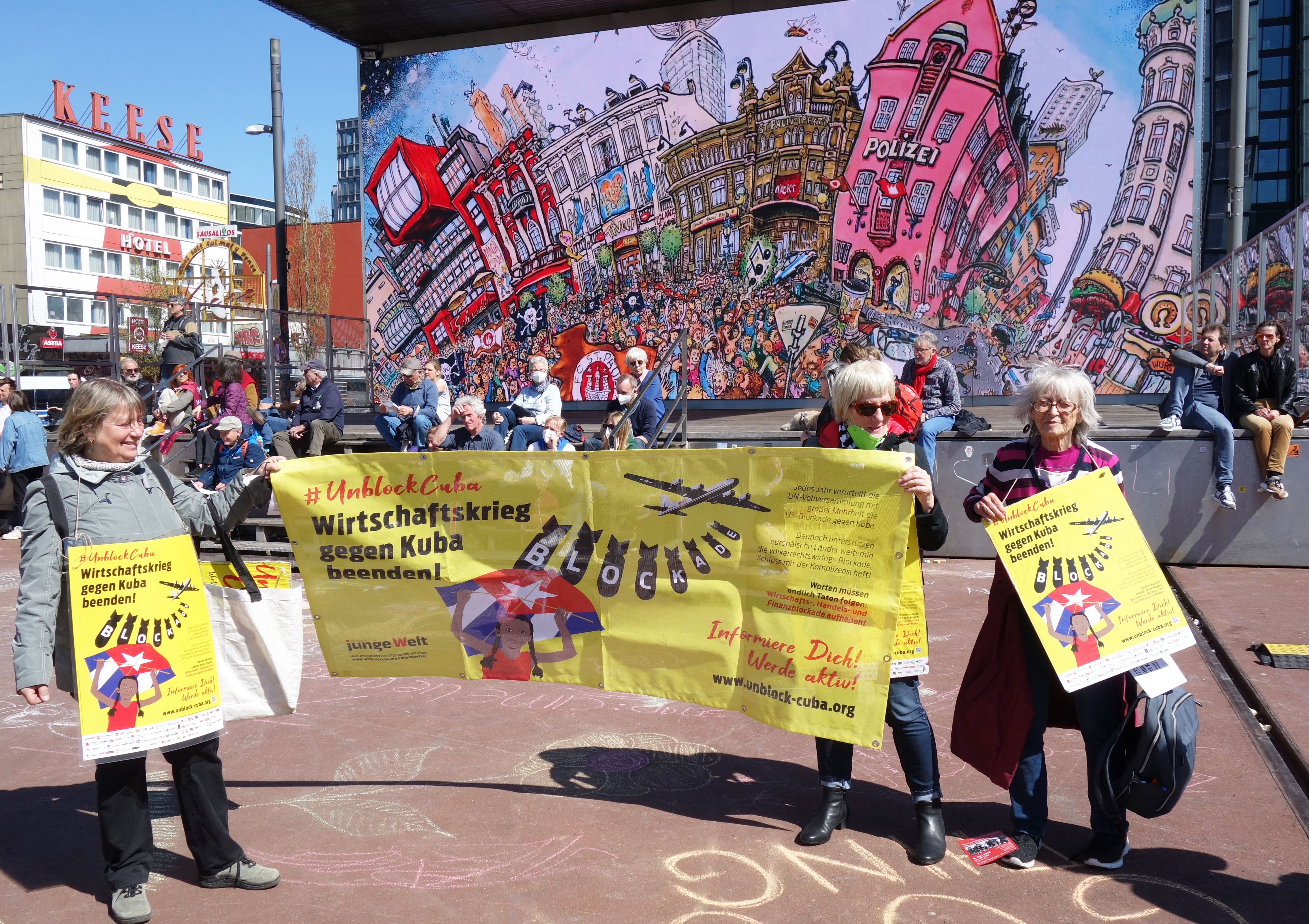 Kuba-Solidarität in Hamburg