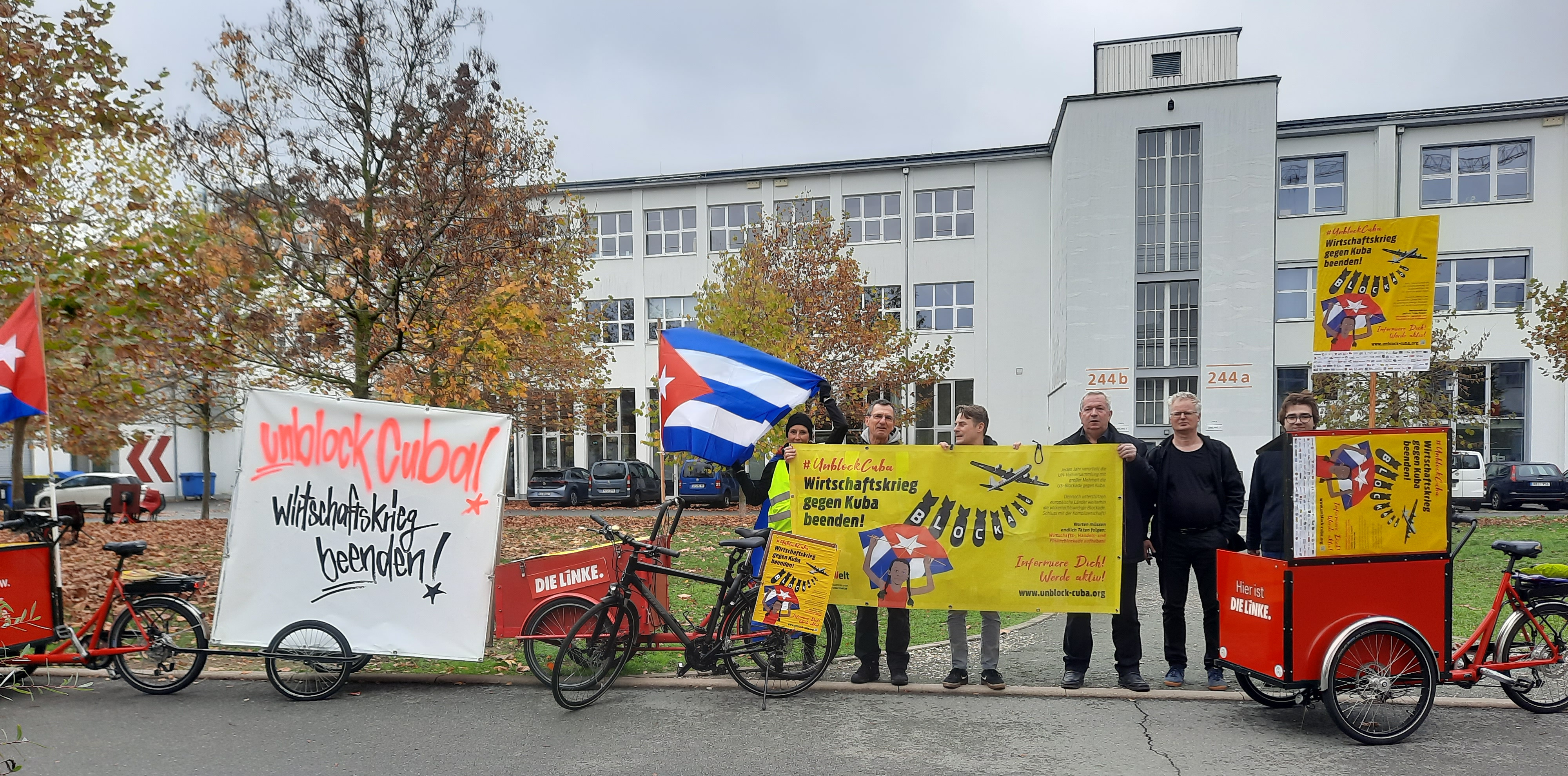 #UnblockCuba Nürnberg, Fahrraddemo