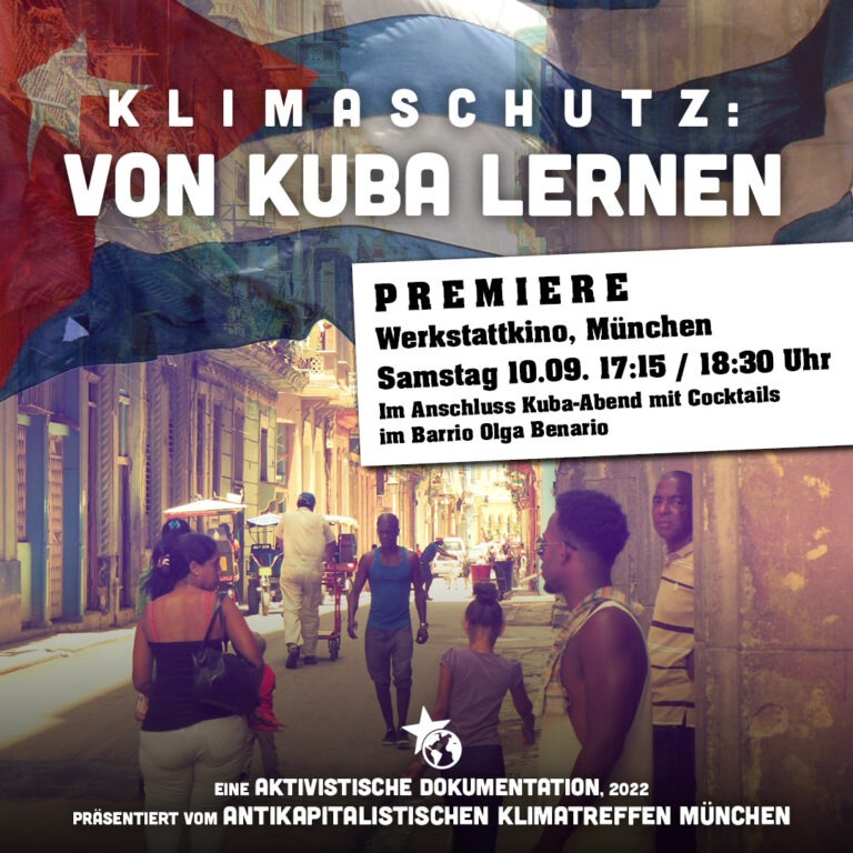 Filmpremiere "Klimaschutz: von Kuba lernen"