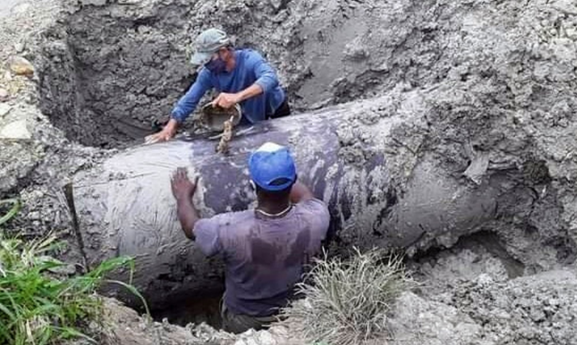 Arbeiter von Aguas de La Habana