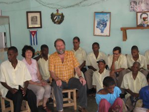 Treffen im Behindertenzentrum "Gloria Cuadro de la Cruz"