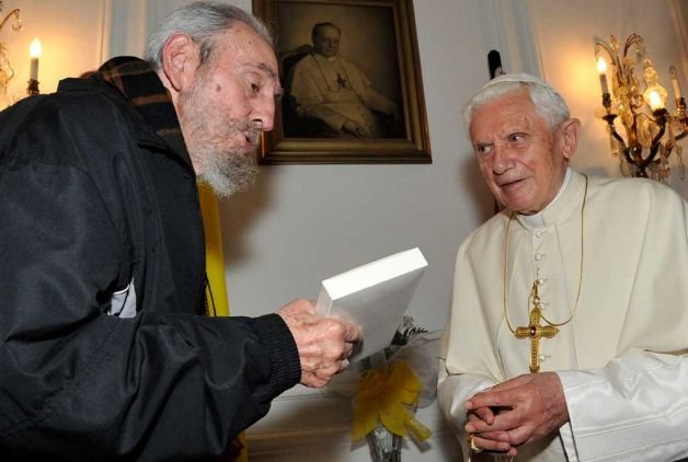 Fidel Castro und Benedict XVI