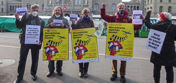 vor dem Bundeshaus in Bern