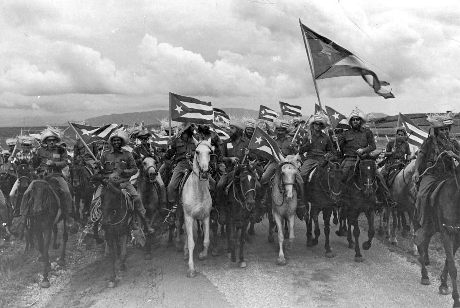 Raúl Corrales Fornos berühmtes Bild der siegreichen kubanischen Revolution von 1959