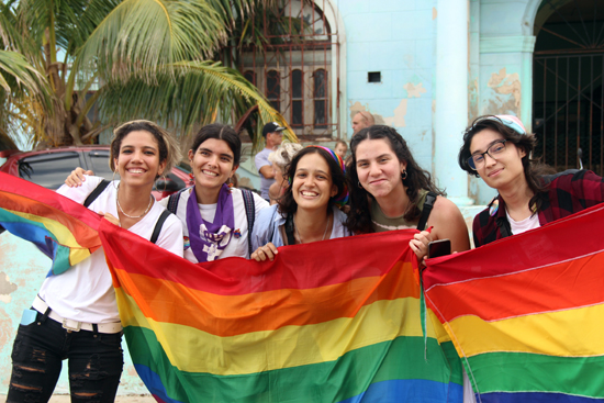 Demonstration gegen Homophobie in Havanna