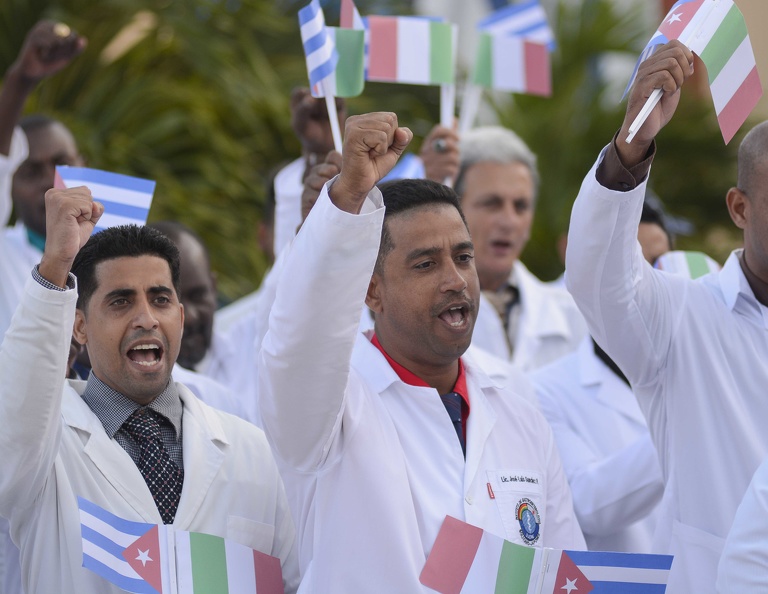 kubanische medizinische Brigade reist nach Italien