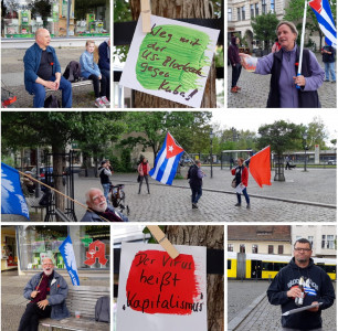 1. Mai in Berlins Altstadt von Köpenick