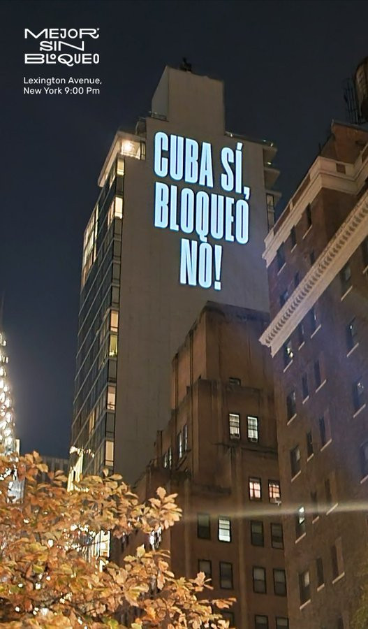 Cuba Si, bloqueo no !