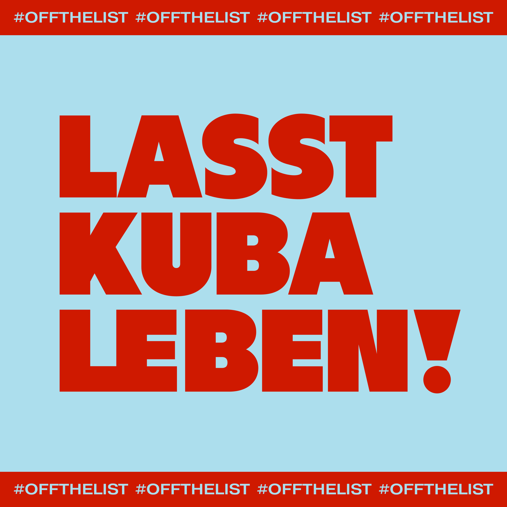 Kuba lebt und leistet Widerstand!