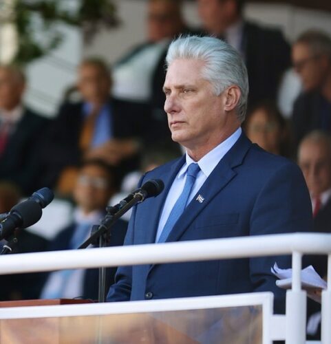 Miguel Díaz-Canel in Namibia