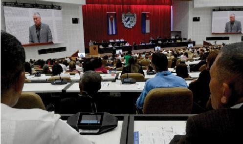 Díaz-Canel vor der Nationalversammlung