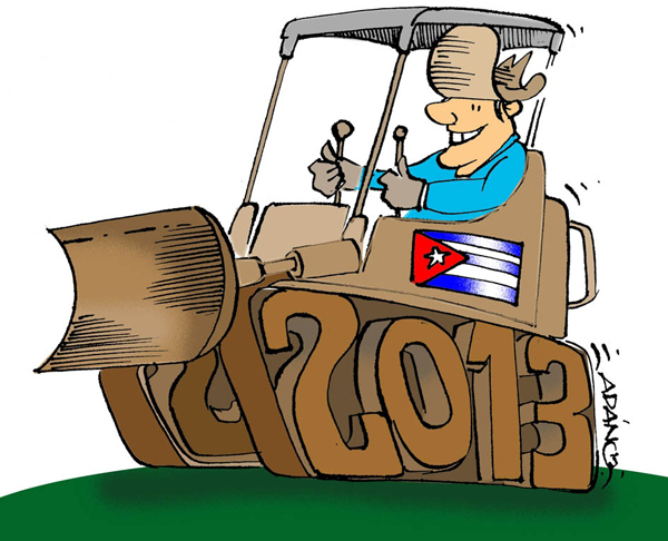 Enonomia cubana - Karikatiur: Juventud Rebelde
