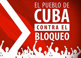 El Pueblo de Cuba contra el bloueo