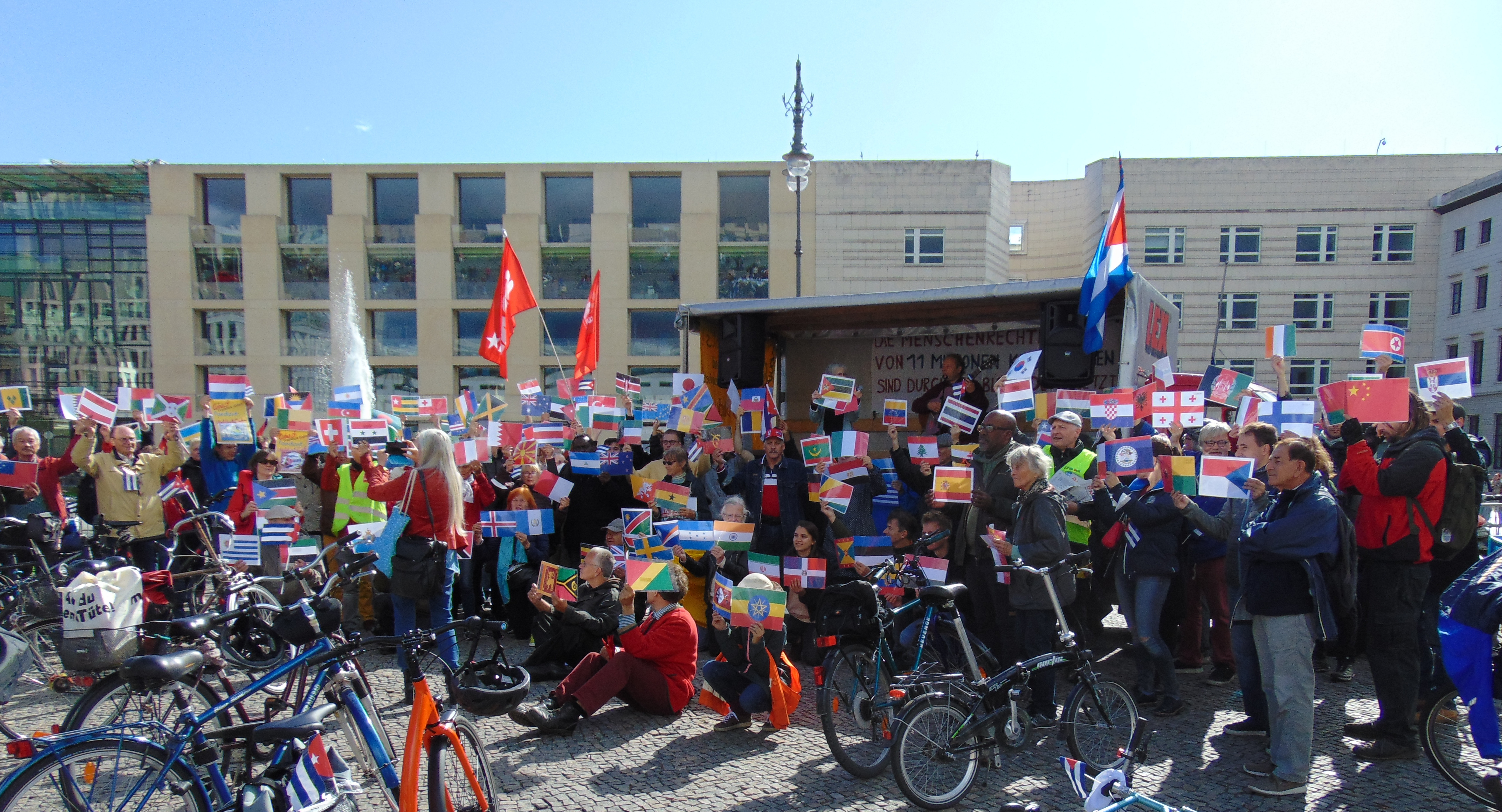 184 Lünder gegen die Blockade