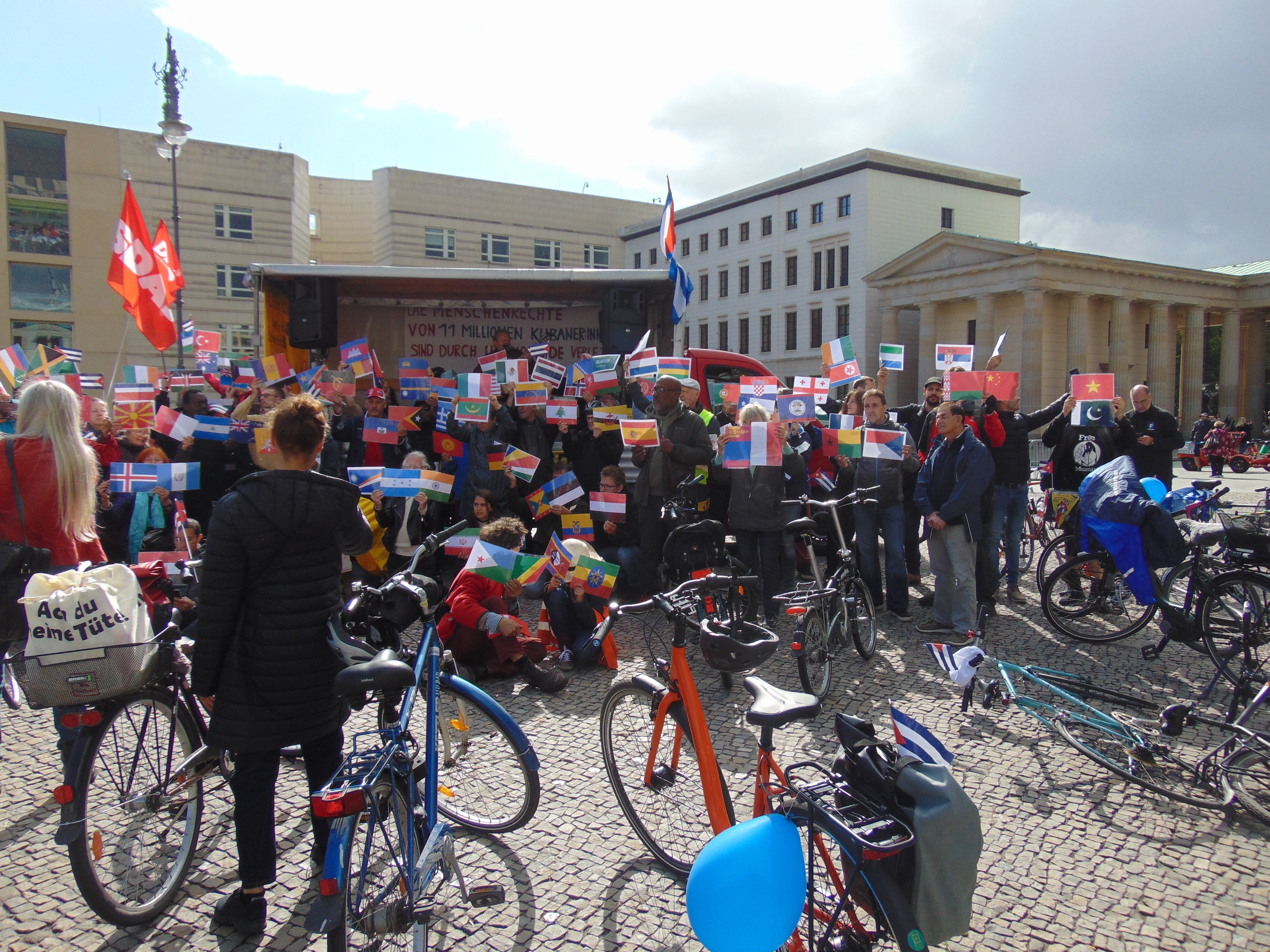 Kundgebung am Brandenburger Tor