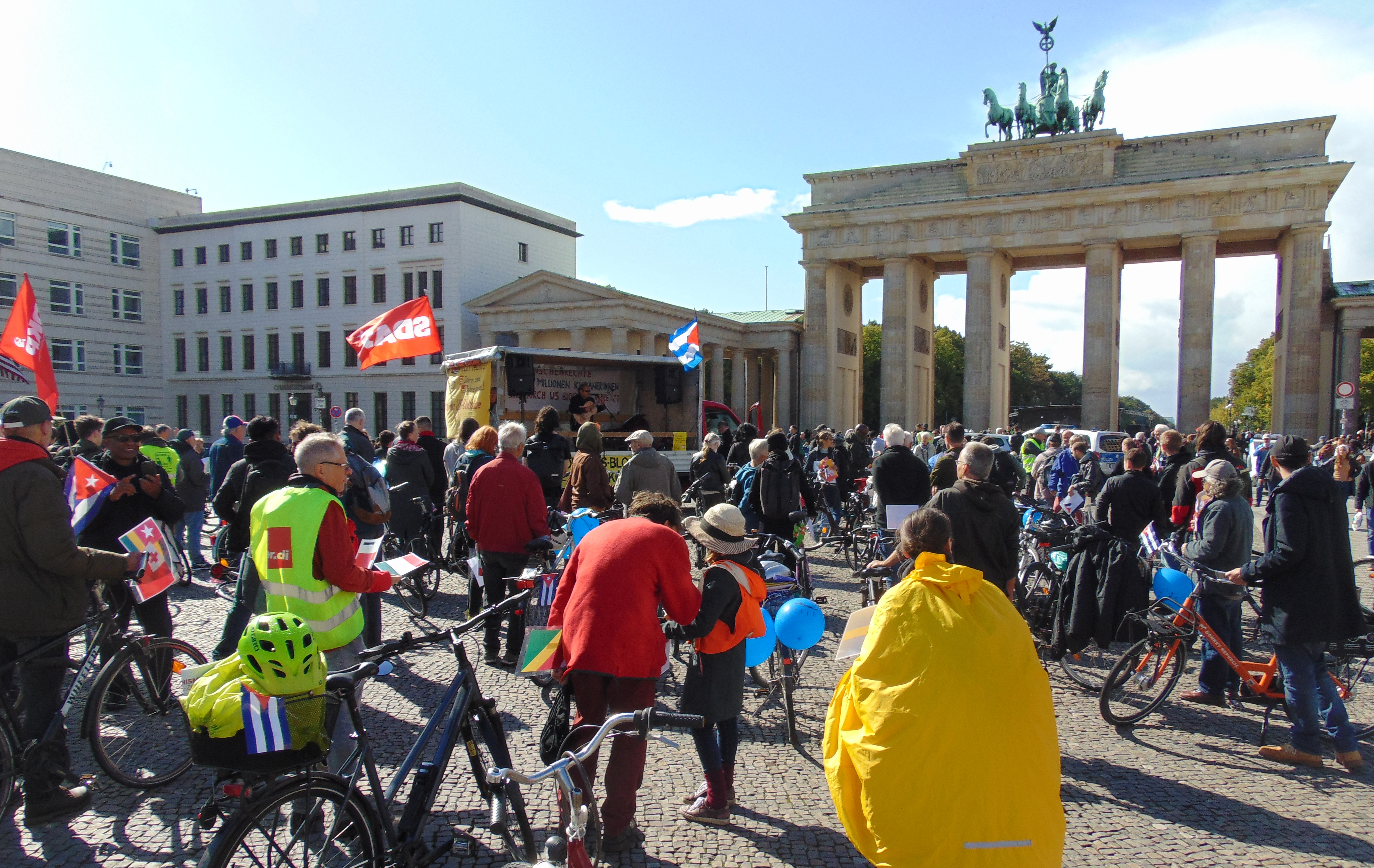 Kundgebung am Brandenburger Tor