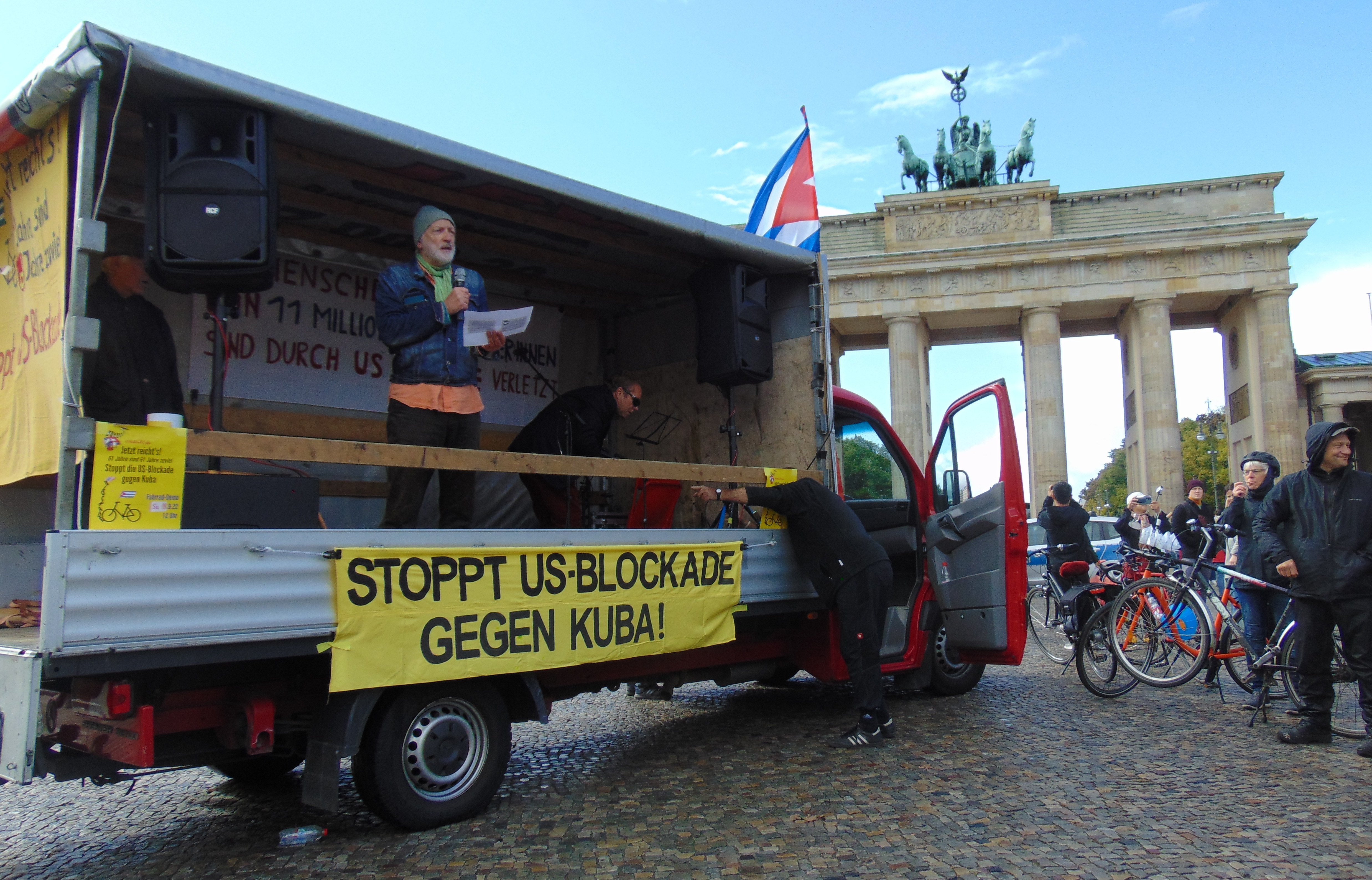 Kundgebung am Brandenburger Tor