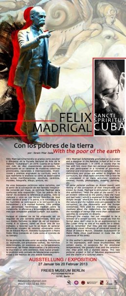 Ausstellung des kubanischen Bildhauers Felix Madrigal