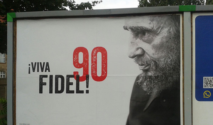 Fidel-Plakat in Bamberg