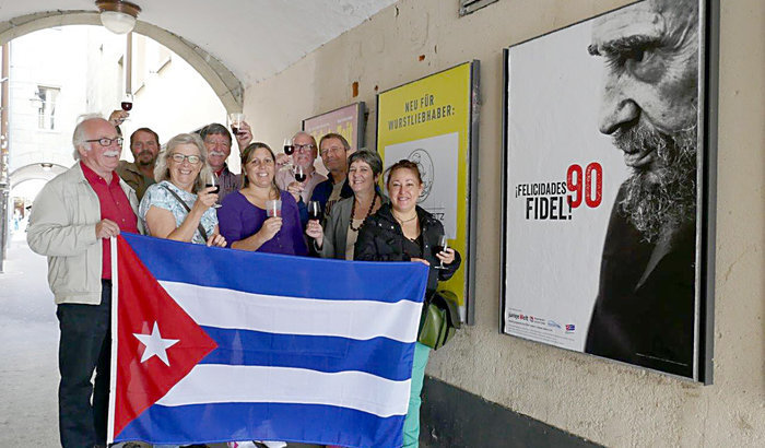 "Viva Fidel" In Bern