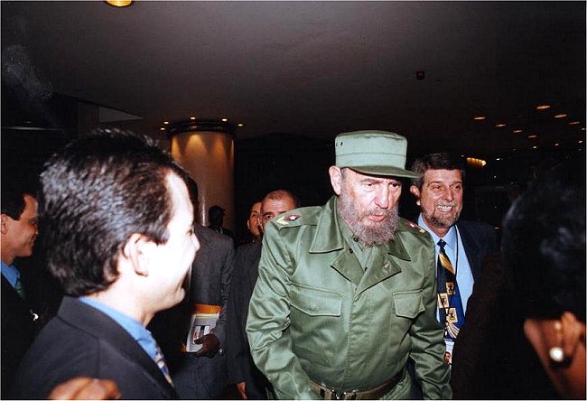 Fidel Castro auf der Weltkonferenz gegen Rassismus
