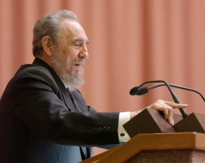 Fidel Castro zur Amtsübernahme 2003