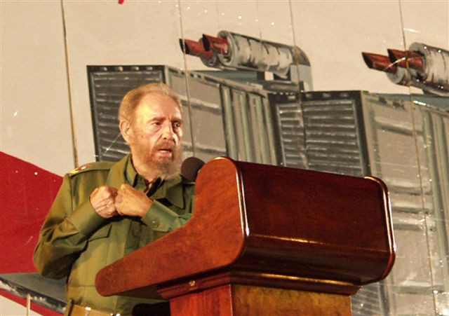 Fidel Castro am 26. Juli 2006 in Bayamo
